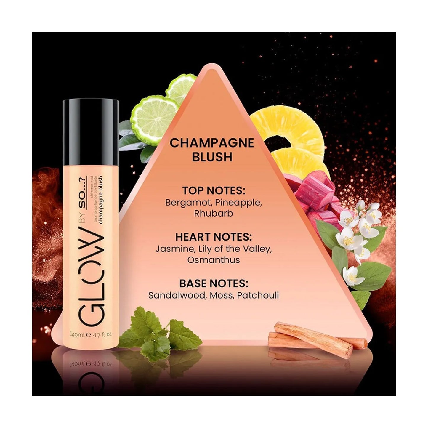 BRUME PARFUMÉE SCINTILLANTE 140ML - GLOW BY SO...?