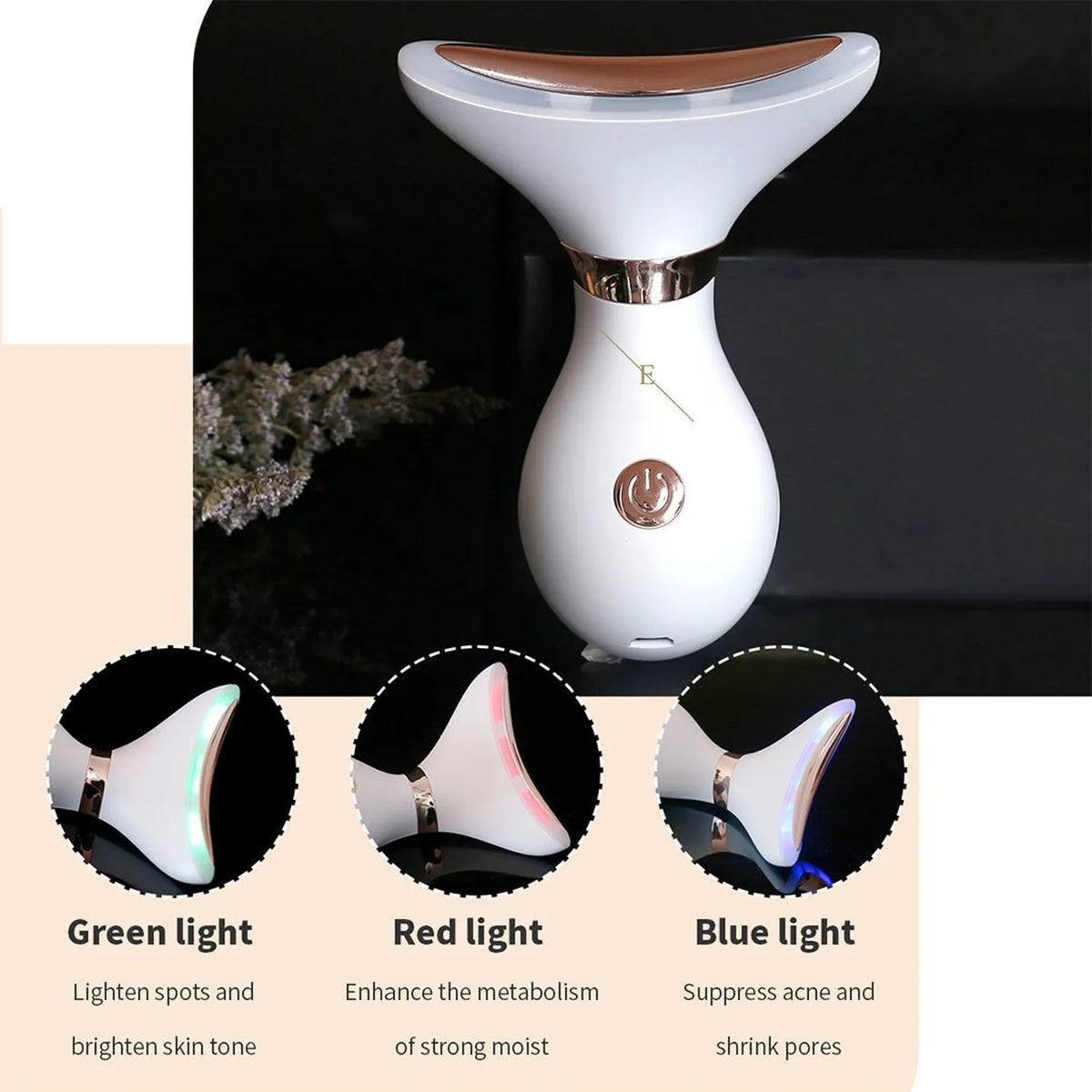 Appareil Anti-âge LED - Visage et Cou - Erth SKIN