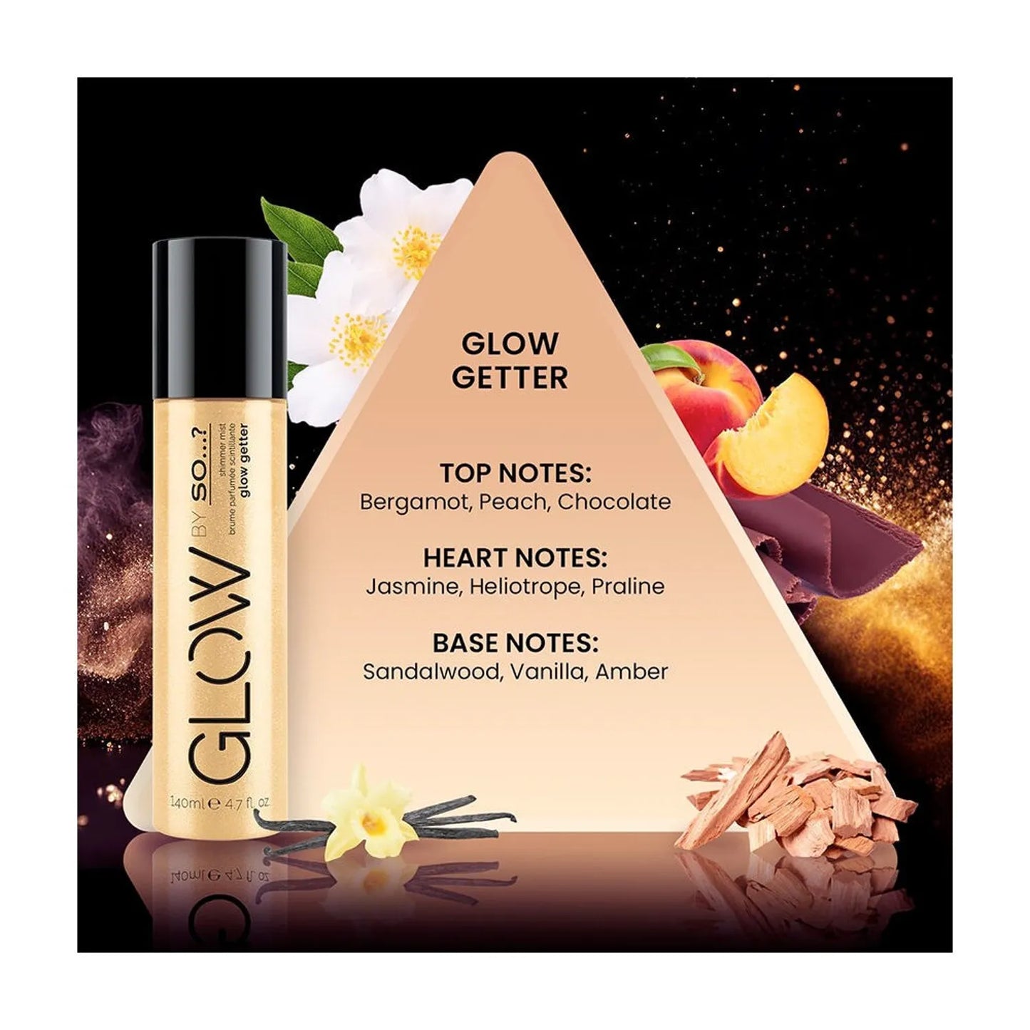 BRUME PARFUMÉE SCINTILLANTE 140ML - GLOW BY SO...?