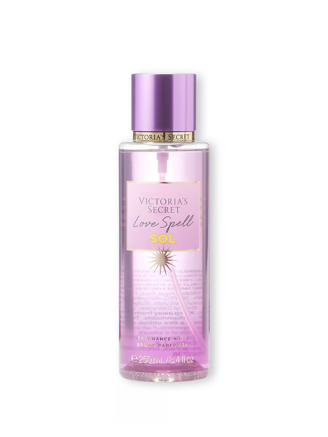 VICTORIA’S SECRET PARFUM POUR LE CORPS
Brume parfumée Love Soleil SOL