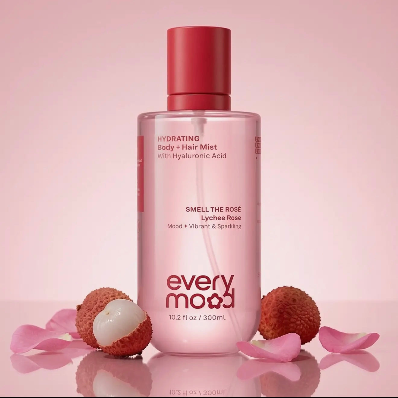 Accro aux Litchis - Smell Thé rosé Brume hydratante pour corps et cheveux 300 mL
