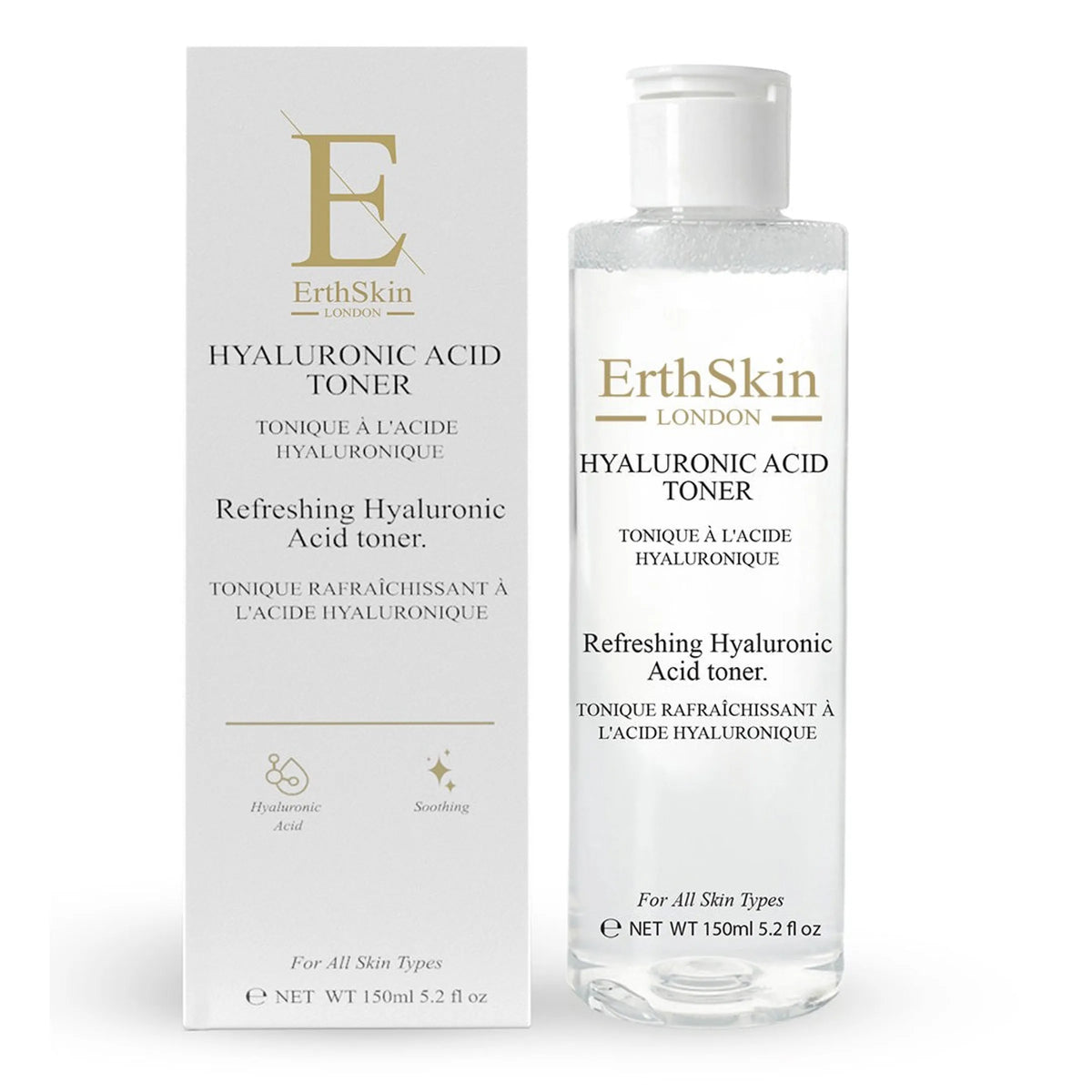 Tonique rafraîchissant à l'acide hyaluronique 150 ml