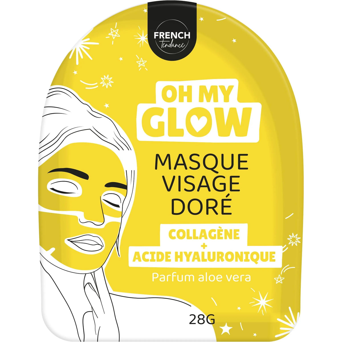 MASQUE COLLAGÈNE + ACIDE HYALURONIQUE – OH MY GLOW