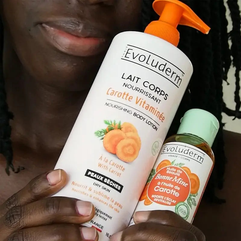 Routine Éclat Carotte Visage & Corps 7 produits + Lait Éclaircissant